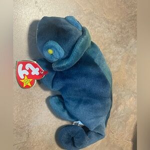 Blue Chameleon Beanie Baby! 🥳